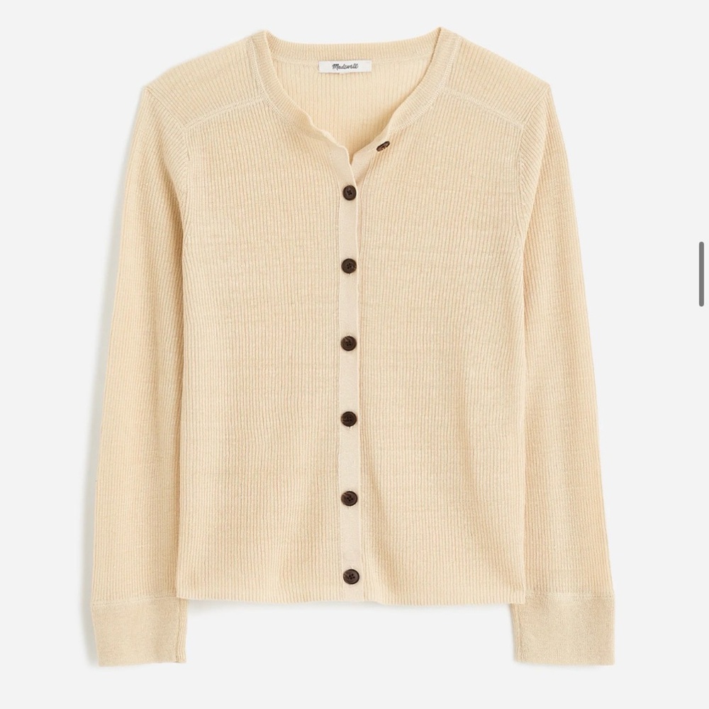 Madewell Linen Blend Crewneck